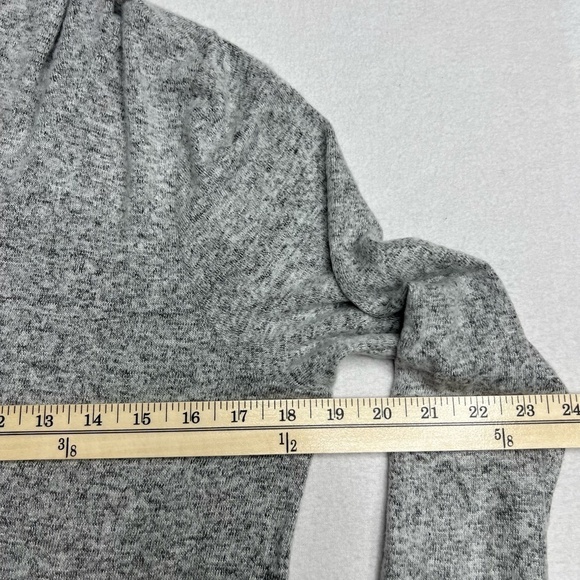 Lemon Tart Womens Small Gray Super Soft Lightweight Comfy Knit Hoodie - Picture 5 of 11